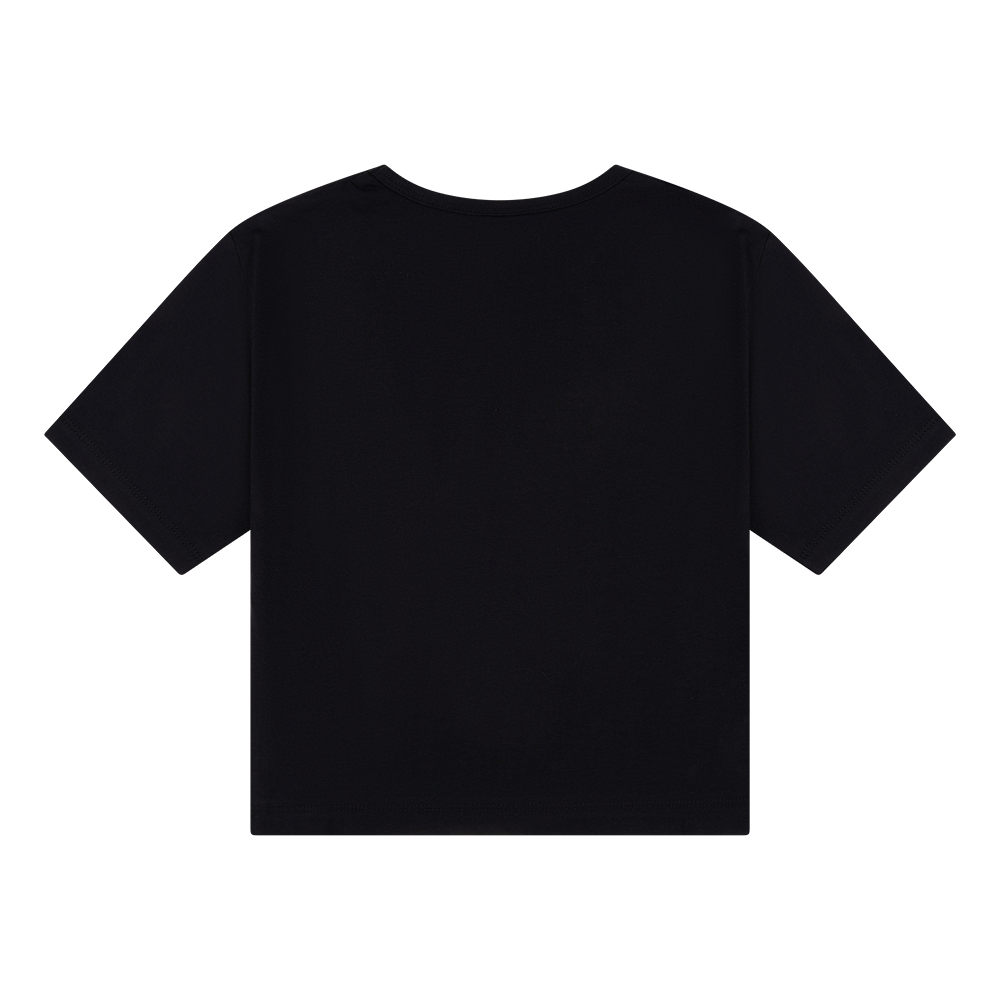 I <3 Cera Khin Black Crop Tee