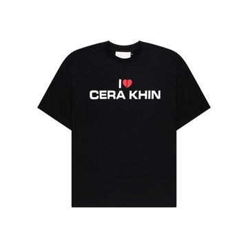 I <3 Cera Khin Black Tee