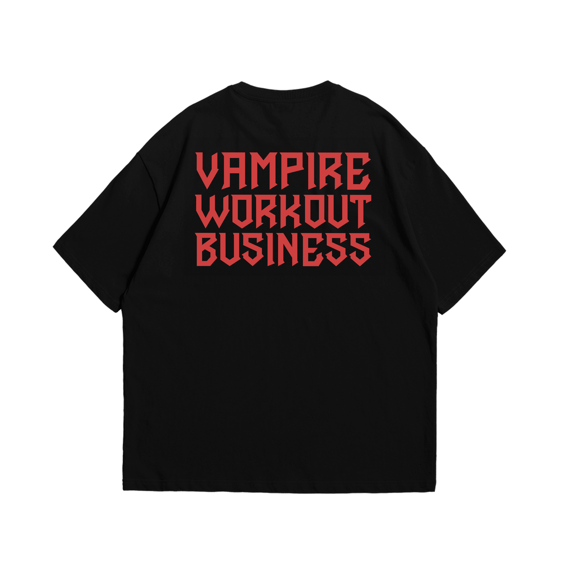 Vampire workout business black/red