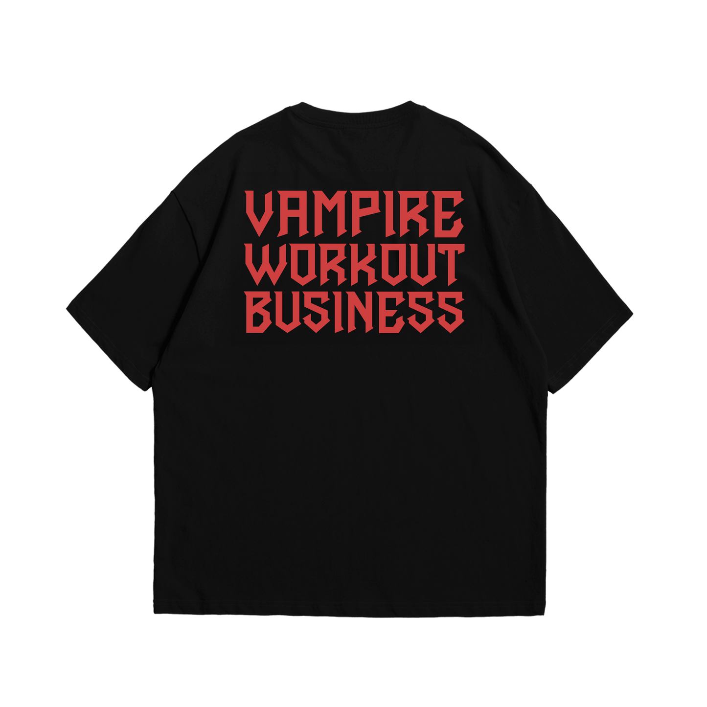 Vampire workout business black/red