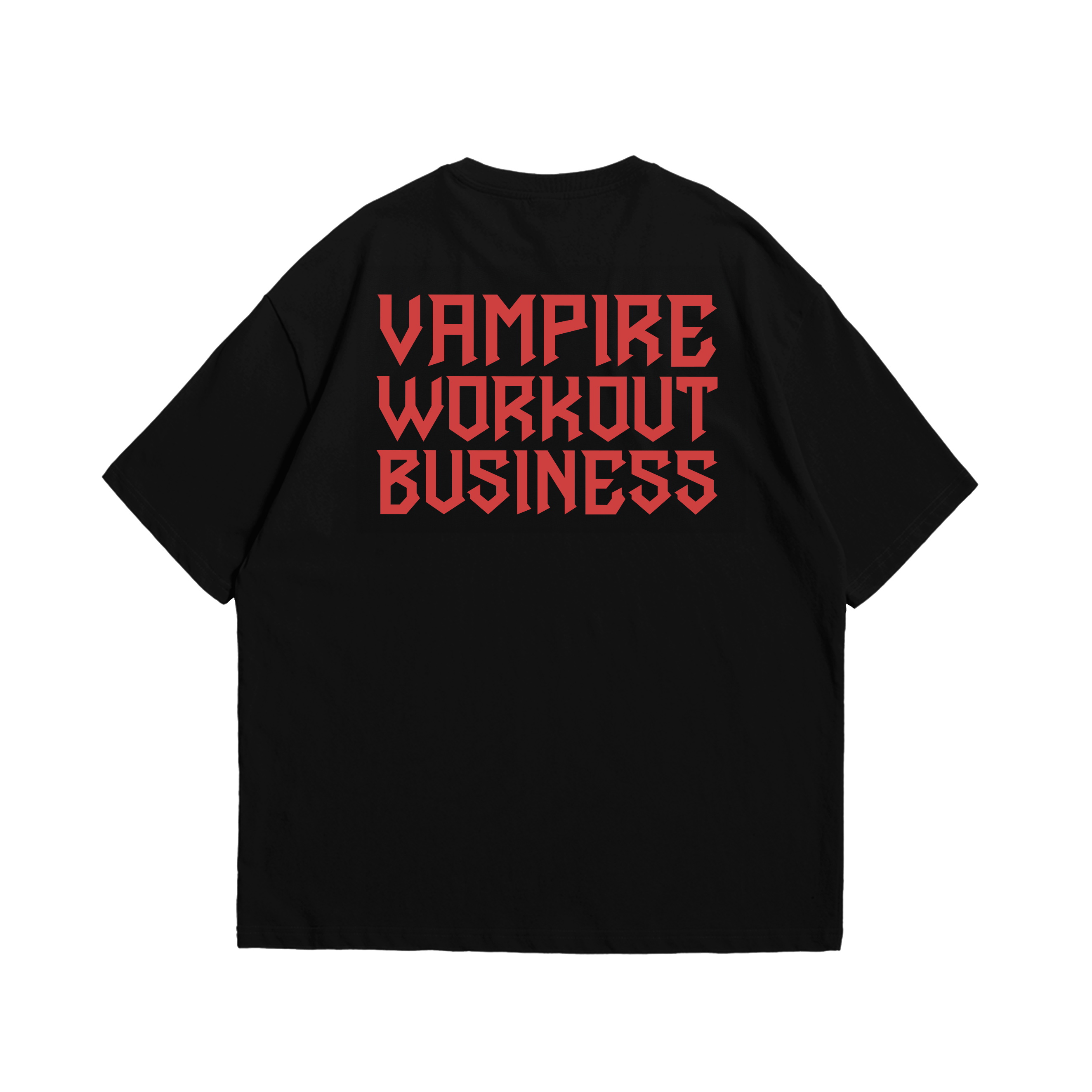 Vampire workout business black/red