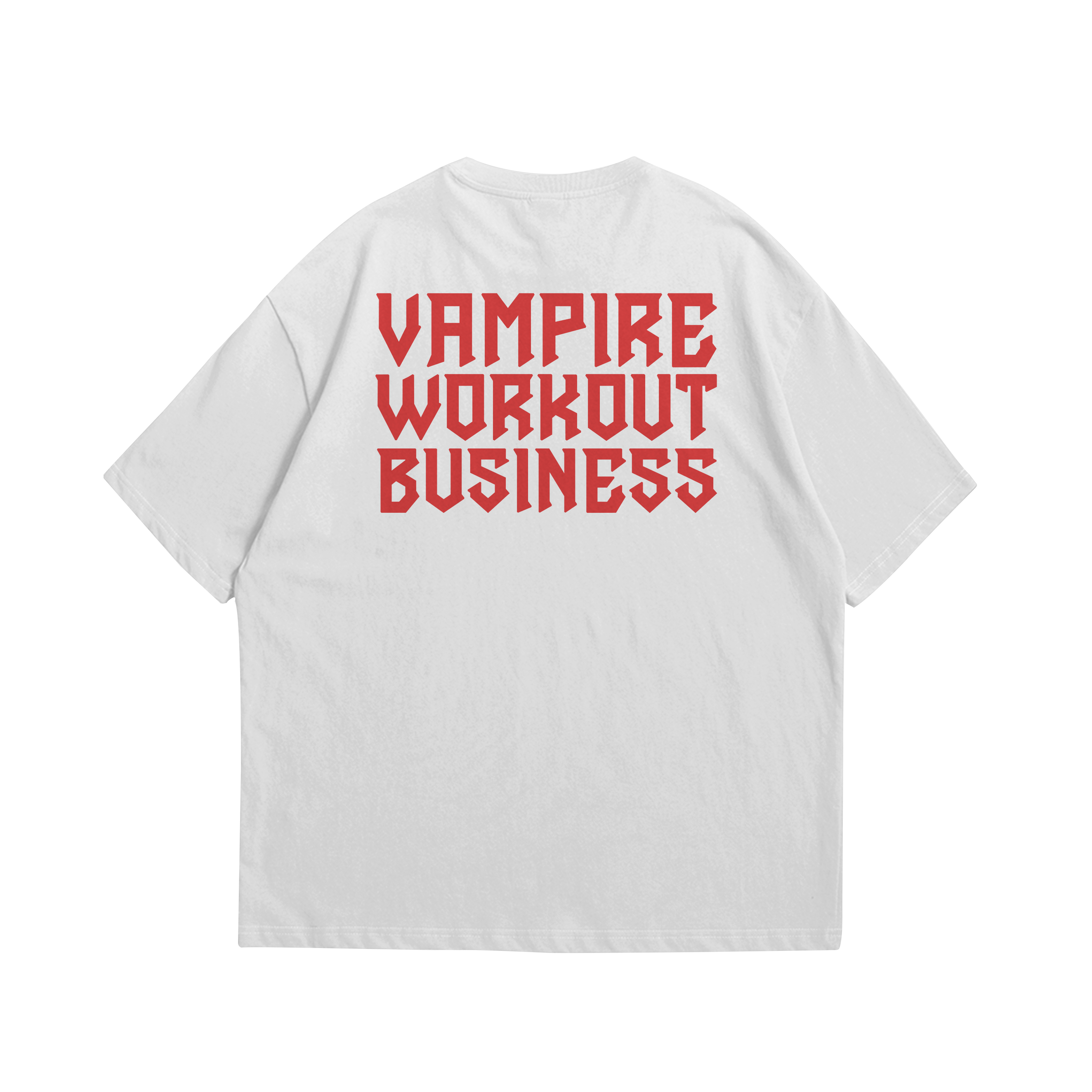 Vampire workout business white/red